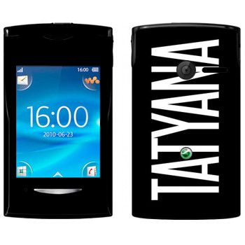   «Tatyana»   Sony Ericsson W150 Yendo