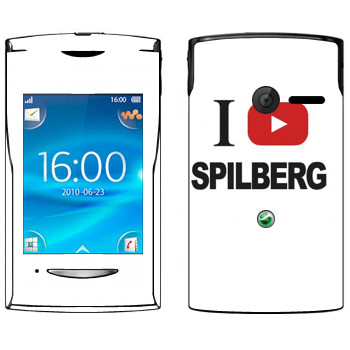   «I love Spilberg»   Sony Ericsson W150 Yendo
