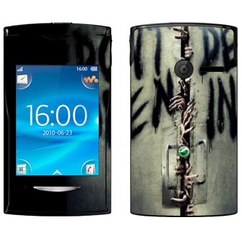   «Don't open, dead inside -  »   Sony Ericsson W150 Yendo