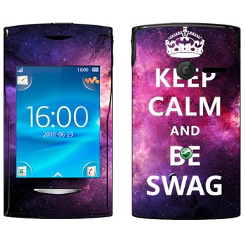   «Keep Calm and be SWAG»   Sony Ericsson W150 Yendo