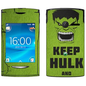   «Keep Hulk and»   Sony Ericsson W150 Yendo