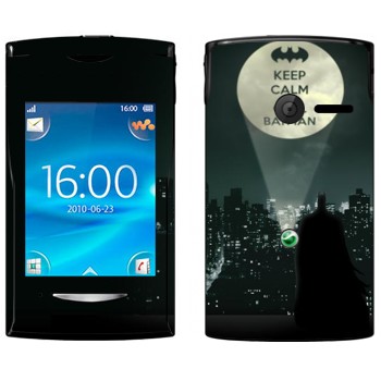   «Keep calm and call Batman»   Sony Ericsson W150 Yendo