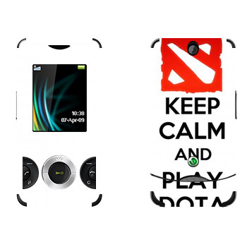   «Keep calm and Play DOTA»   Sony Ericsson W205 Walkman