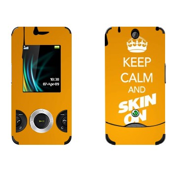   «Keep calm and Skinon»   Sony Ericsson W205 Walkman
