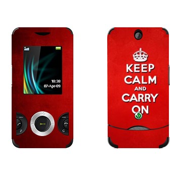   «Keep calm and carry on - »   Sony Ericsson W205 Walkman