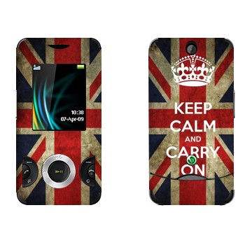   «Keep calm and carry on»   Sony Ericsson W205 Walkman