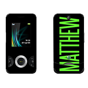   «Matthew»   Sony Ericsson W205 Walkman