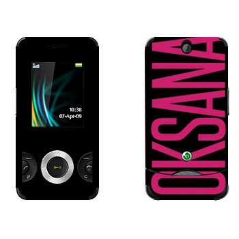   «Oksana»   Sony Ericsson W205 Walkman