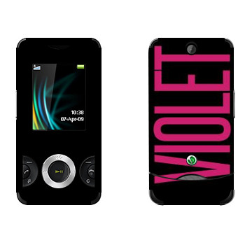   «Violet»   Sony Ericsson W205 Walkman