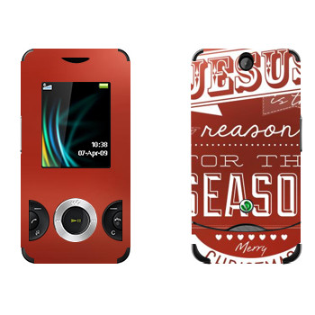   «Jesus is the reason for the season»   Sony Ericsson W205 Walkman