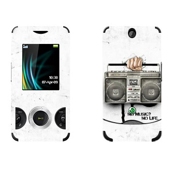   « - No music? No life.»   Sony Ericsson W205 Walkman