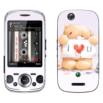   «  - I love You»   Sony Ericsson W20i Zylo