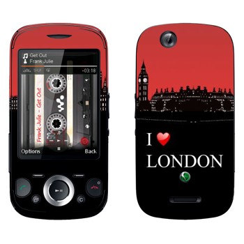   «I love London»   Sony Ericsson W20i Zylo