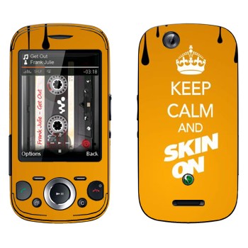   «Keep calm and Skinon»   Sony Ericsson W20i Zylo