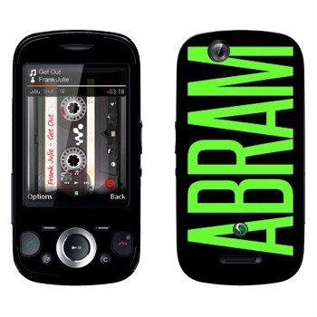   «Abram»   Sony Ericsson W20i Zylo