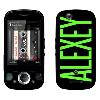   «Alexey»   Sony Ericsson W20i Zylo