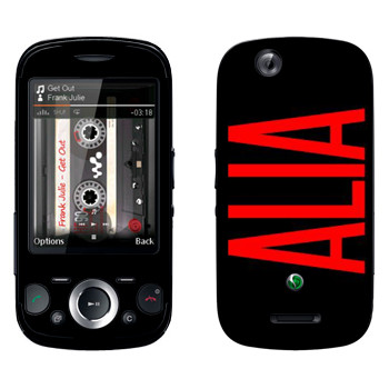   «Alia»   Sony Ericsson W20i Zylo