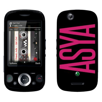   «Asya»   Sony Ericsson W20i Zylo