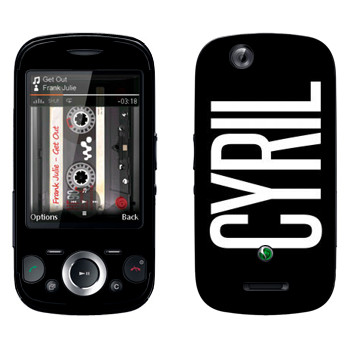   «Cyril»   Sony Ericsson W20i Zylo