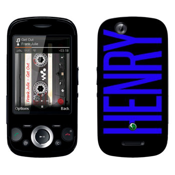   «Henry»   Sony Ericsson W20i Zylo