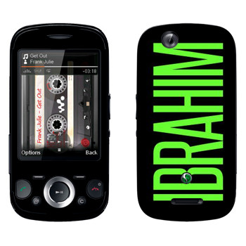   «Ibrahim»   Sony Ericsson W20i Zylo