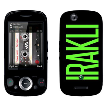   «Irakli»   Sony Ericsson W20i Zylo