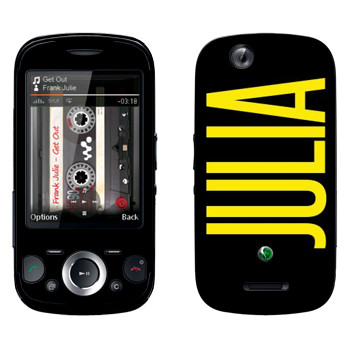   «Julia»   Sony Ericsson W20i Zylo