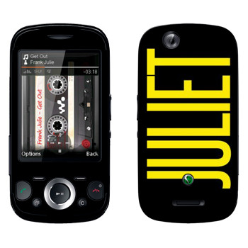   «Juliet»   Sony Ericsson W20i Zylo