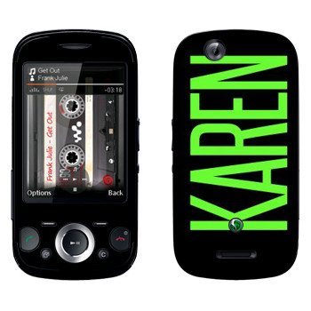   «Karen»   Sony Ericsson W20i Zylo