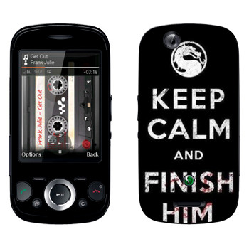   «Keep calm and Finish him Mortal Kombat»   Sony Ericsson W20i Zylo