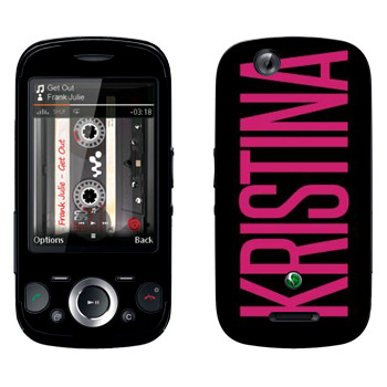   «Kristina»   Sony Ericsson W20i Zylo