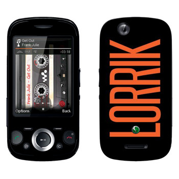   «Lorrik»   Sony Ericsson W20i Zylo