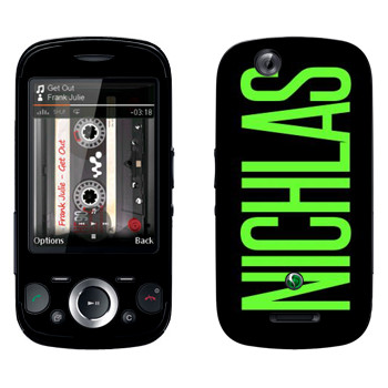   «Nichlas»   Sony Ericsson W20i Zylo