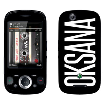   «Oksana»   Sony Ericsson W20i Zylo