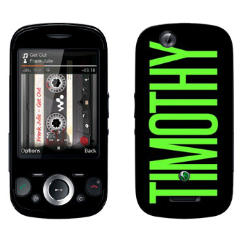   «Timothy»   Sony Ericsson W20i Zylo