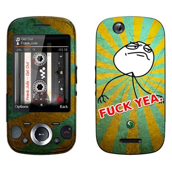   «Fuck yea»   Sony Ericsson W20i Zylo