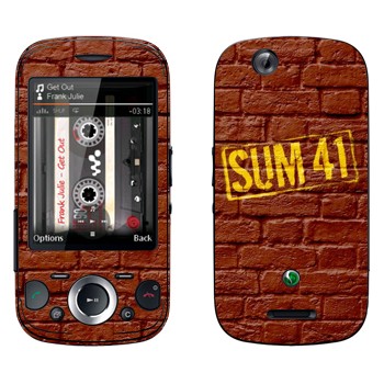   «- Sum 41»   Sony Ericsson W20i Zylo