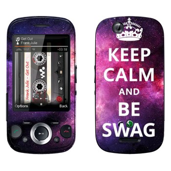   «Keep Calm and be SWAG»   Sony Ericsson W20i Zylo