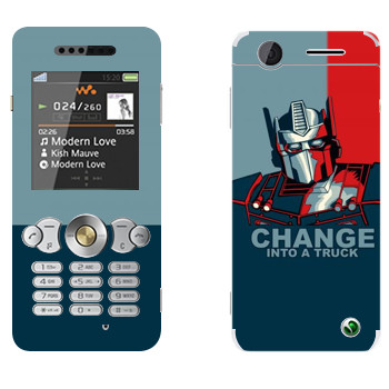   « : Change into a truck»   Sony Ericsson W302