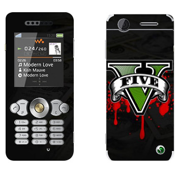   «GTA 5 - logo blood»   Sony Ericsson W302