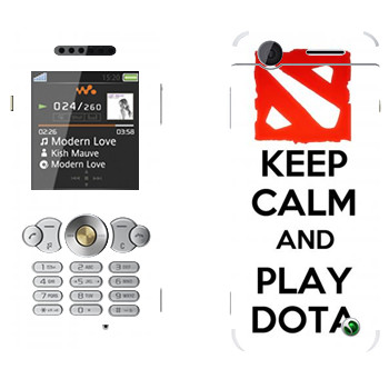   «Keep calm and Play DOTA»   Sony Ericsson W302