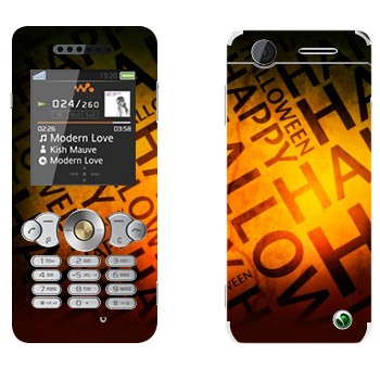   «Happy Hallowenn »   Sony Ericsson W302