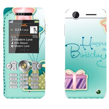   «Happy birthday»   Sony Ericsson W302