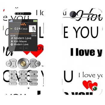   «I Love You -   »   Sony Ericsson W302