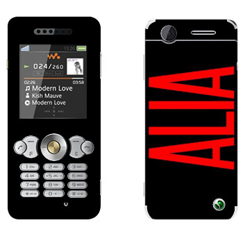   «Alia»   Sony Ericsson W302