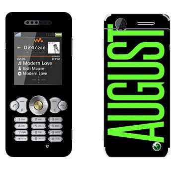   «August»   Sony Ericsson W302