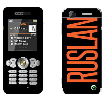   «Ruslan»   Sony Ericsson W302