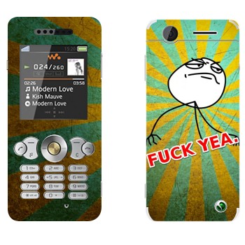   «Fuck yea»   Sony Ericsson W302