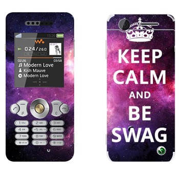   «Keep Calm and be SWAG»   Sony Ericsson W302