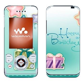   «Happy birthday»   Sony Ericsson W580